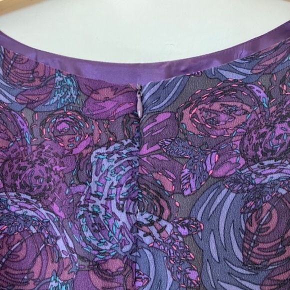 NWOT beautiful Liberty Art Fabrics silk dress - Picture 2 of 8